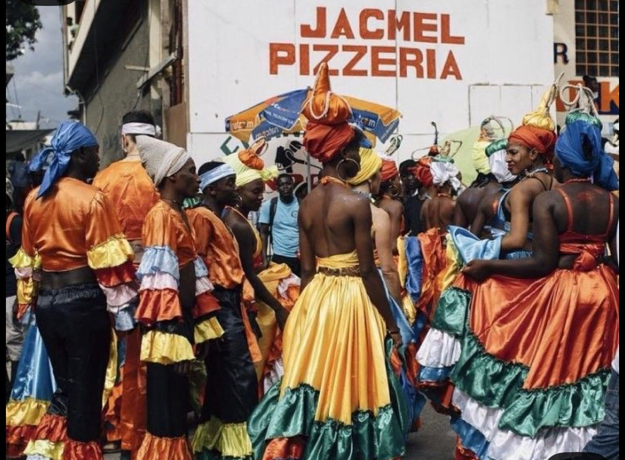 Haitian market colors